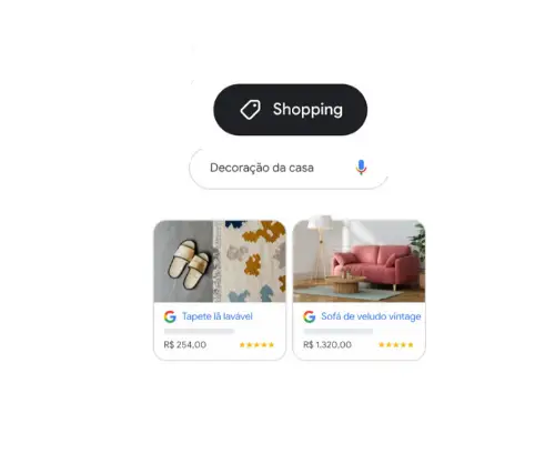 imagem do shoping do google