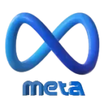 Oito infinito do Logo Tipo da Meta Ads.